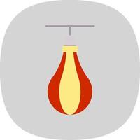 Speed Bag Flat Curve Icon vector