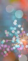 Abstract background pattern, presentation cover illustration, geometric texture with sparkles and fireworks close view photo