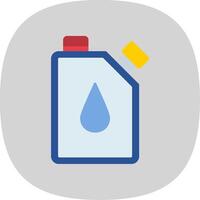 Canister Flat Curve Icon vector