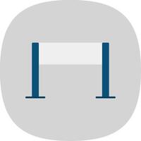 Gameplay Flat Curve Icon vector