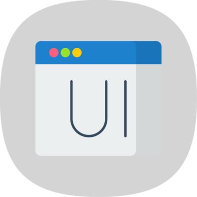 Ui Flat Curve Icon