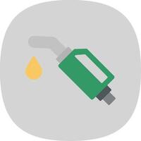 Nozzle Flat Curve Icon vector