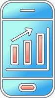 Mobile Analytics Vector Icon