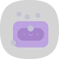 Soap Flat Curve Icon vector