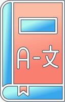 Translate Book Vector Icon