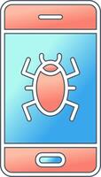 Mobile Virus Vector Icon