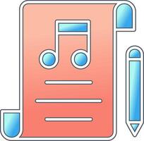 Music Composing Vector Icon