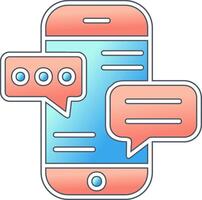 Chatting Vector Icon