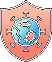 Germs Protected Vector Icon