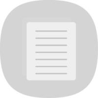 Content Copy Flat Curve Icon vector