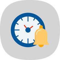 Reminder Flat Curve Icon vector