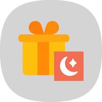 Gifts Flat Curve Icon vector