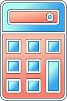 icono de vector de calculadora