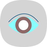 View Flat Curve Icon vector