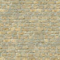Old wall stone texture and background with rustic tiles design photo