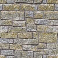 Old wall stone texture and background with rustic tiles design photo