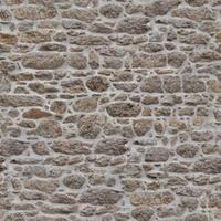 Old wall stone texture and background with rustic tiles design photo