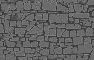 Old wall stone texture and background with rustic tiles design photo