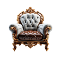 AI generated Furniture, Furniture Png, Single Sofa Chair png