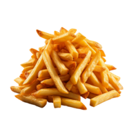 AI generated French fries, French fries png