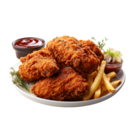 AI generated Fried Chicken, Fried Chicken Png