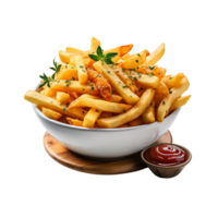 ai généré français frites, français frites png