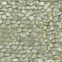 Old wall stone texture and background with rustic tiles design photo