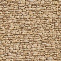 Old wall stone texture and background with rustic tiles design photo
