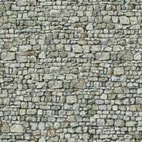 Old wall stone texture and background with rustic tiles design photo