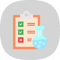 Data Flat Curve Icon vector
