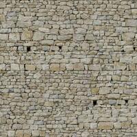 Old wall stone texture and background with rustic tiles design photo