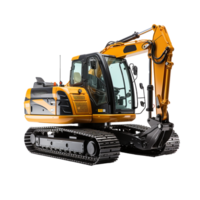 AI generated Excavator, Excavator Png, Excavator With Transparent Background png