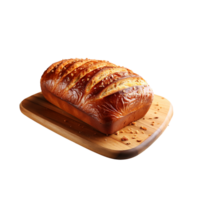 ai generado pan, un pan con transparente antecedentes png