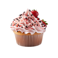 ai generato cupcake, Cupcake png, Cupcake con trasparente sfondo png