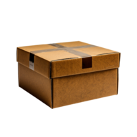 AI generated Box, Box With Transparent Background png