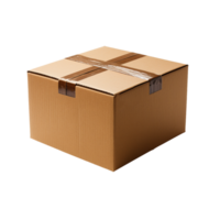 AI generated Box, Box With Transparent Background png