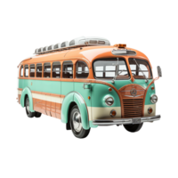 AI generated Bus, Bus With Transparent Background png