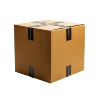 AI generated Box, Box With Transparent Background png
