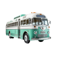 AI generated Bus, Bus With Transparent Background png