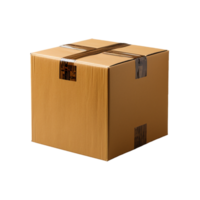 AI generated Box, Box With Transparent Background png