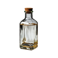 ai generiert Flasche, Flasche mit transparent Hintergrund png