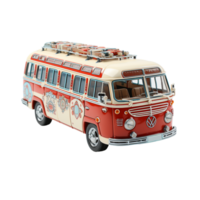 AI generated Bus, Bus With Transparent Background png