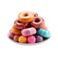 AI generated Candy, Candy With Transparent Background png