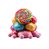 AI generated Candy, Candy With Transparent Background png