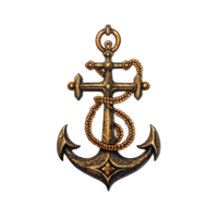 AI generated Anchor, Transparent Background png