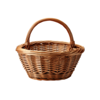 AI generated Basket, Transparent Background png