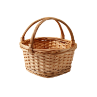 AI generated Basket, Transparent Background png