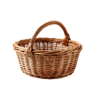 AI generated Basket, Transparent Background png