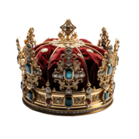 AI generated Crown, Crown With Transparent Background png