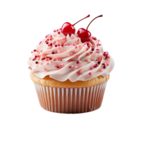 ai genererad cupcake, muffin png, muffin med transparent bakgrund png